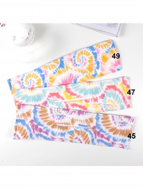 Tie -dye Patterned Bun Maker/Bag Accent